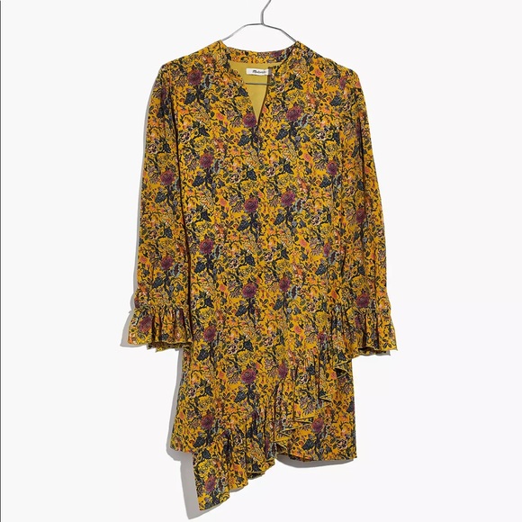 Madewell x Karen Walker Silk Floral Dress - Picture 4 of 8